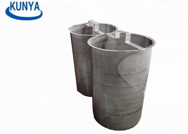316L perfurou o metal Mesh Cylinder do filtro da cesta do óleo 304 de 1.0mm