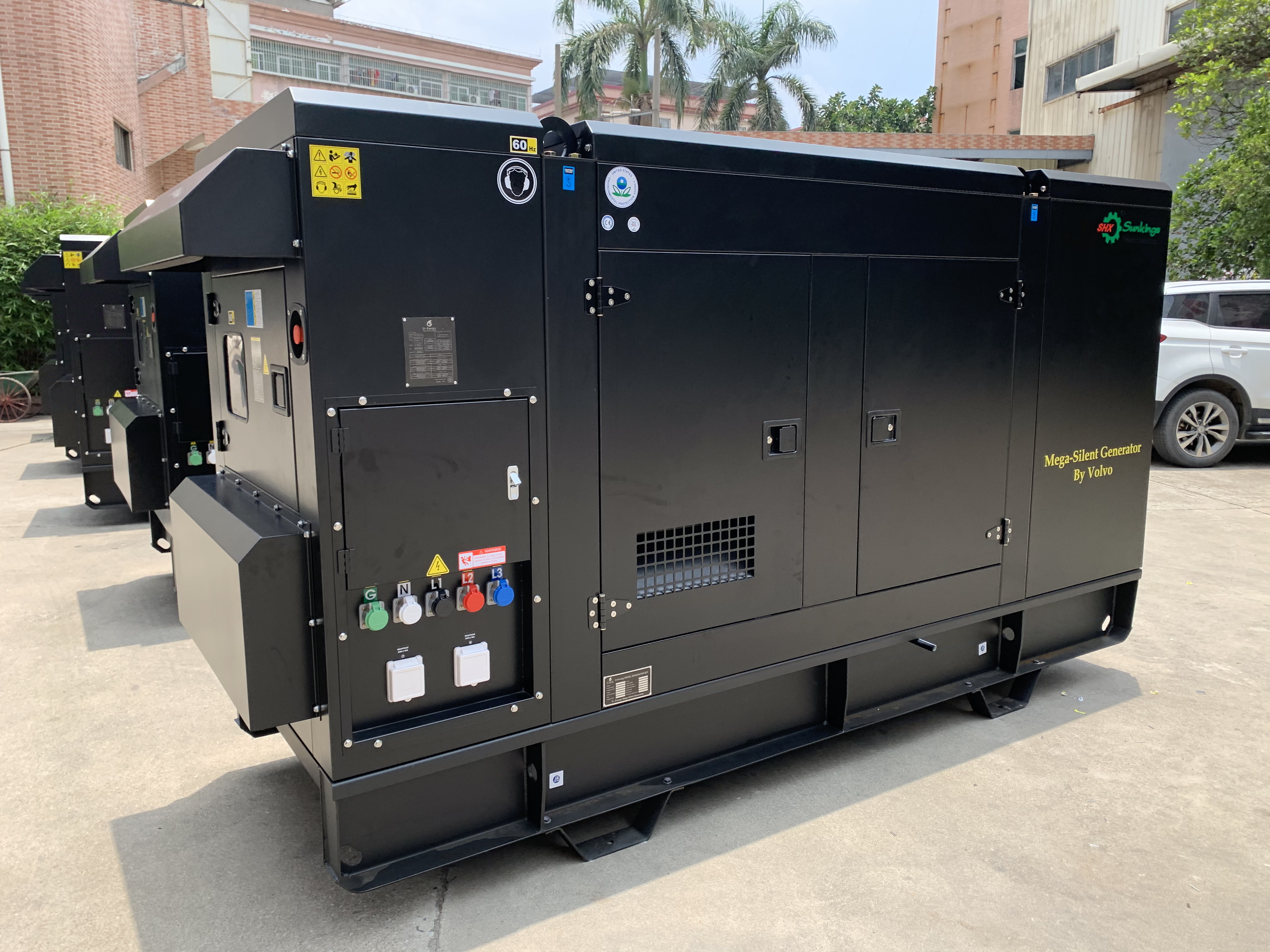 Генератор Perkins 120kw генератора яруса 4 EPA резервный дизельный мега молчаливый
