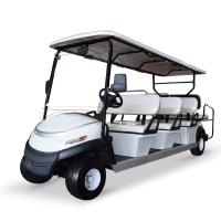 8 asientos Carro de golf eléctrico 13,7 mph Velocidad posición de pie de la cola del carruaje equipado para el transporte de pasajeros