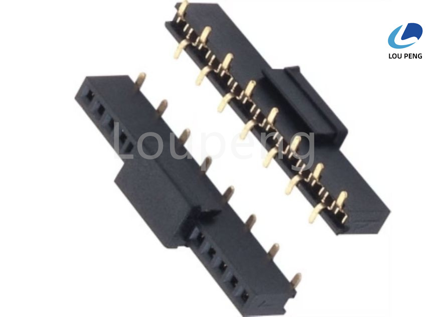 40 C to 105 C Female Socket Header Connector Through Hole SMT Mounting Type Suitable for Electronic Device Manufacturing