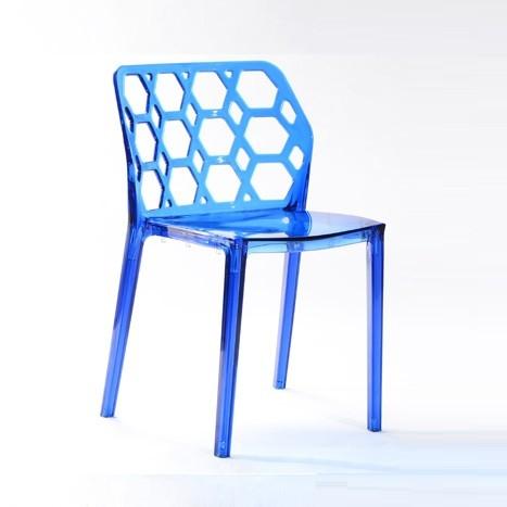 Water Cube Leisure Plastic Chair,LeisureMod Cove Transparent Black Acrylic Modern Dining Chair