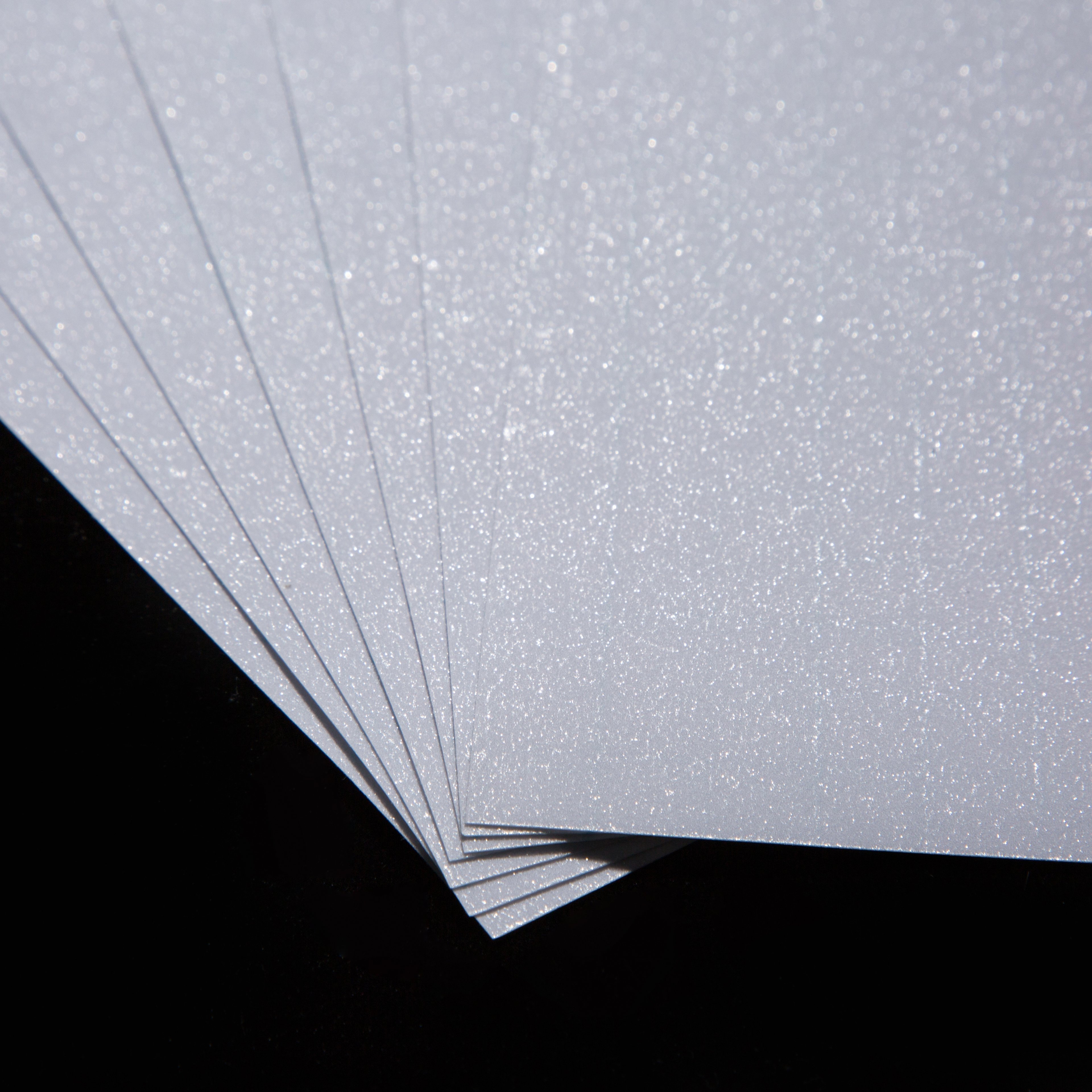 A4 Size Glitter Film Transparent Self Adhesive Holographic Cold Laminate Film For Packaging