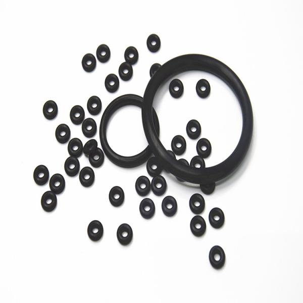 Anillos O de caucho de silicona negra para micro selladores de silicona de automóviles según las dimensiones del dibujo