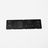 Panel de interruptor de membrana personalizado eléctrico con acabados helados mate brillante
