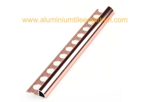 High Gloss Polished Aluminium Tile Edge Trim 2m Rust - Proof Interior Decoration 