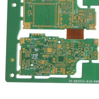PCB automobile 10 couches PCB rigide flexible immersion or épaisseur de 1,32 mm