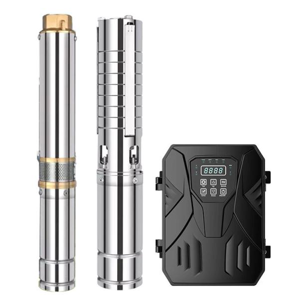 DC Solar Powered Stainless Steel Deep Well Pump For Industrial Irragation