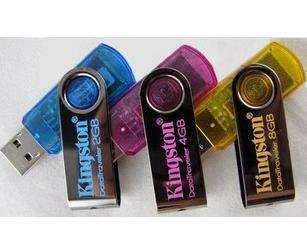 Movimentações do flash de Kingstion DT101 USB