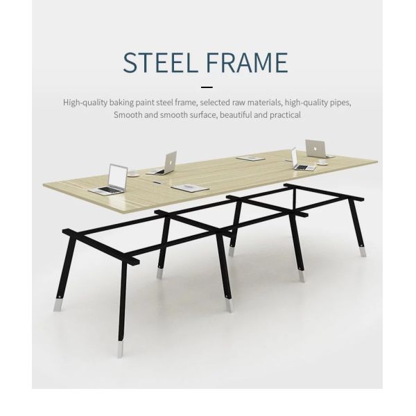 Цвет дуба таблицы конференц-зала доски меламина офисной мебели глубокий + дуба света