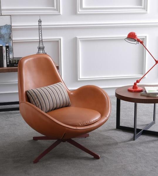 Northern Europe style new design living room leisure egg chair indoor bedroom cafes iron upholster and iron leg
