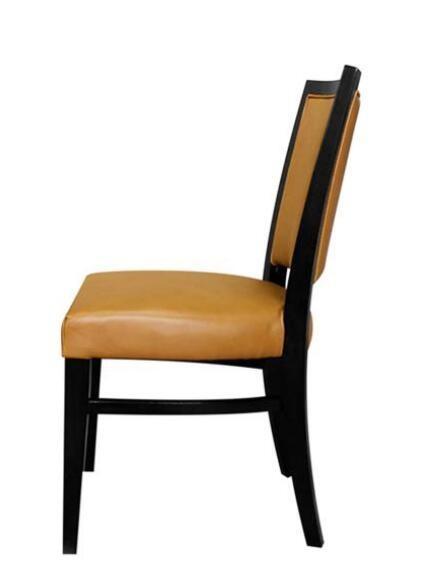 Solid beech wood with pu/leather upholstery dining chairs ,wooden arm chair,side chair for dining rooms