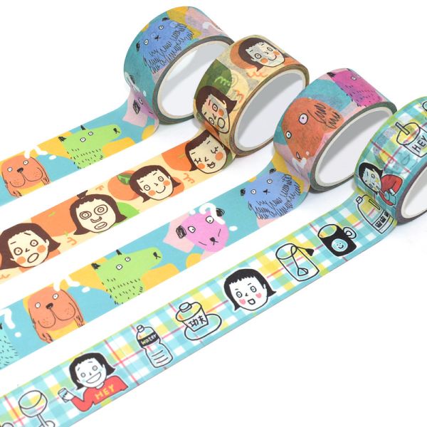 Лента для маскировки бумаги Washi клейкой ленты японской Washi бумаги SGS Kawaii акриловая