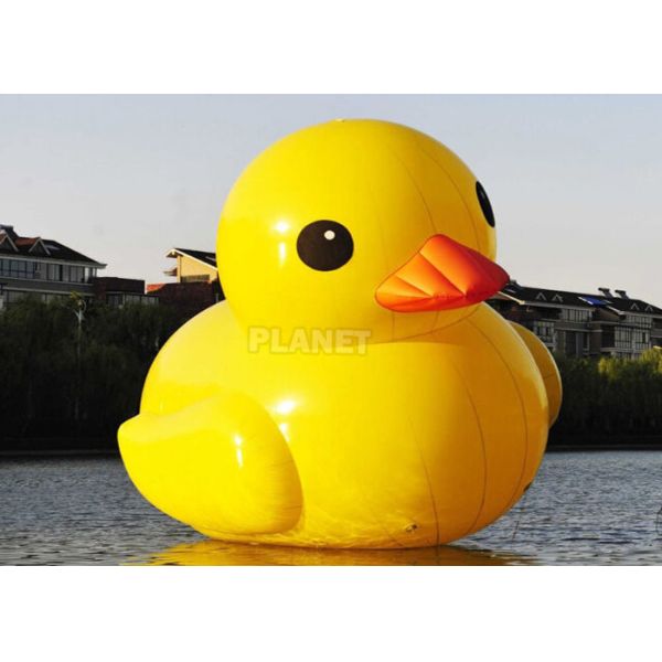 Гигант PVC 3m 4m 5m 6m рекламируя воду плавая раздувная резиновая желтая утка на воде