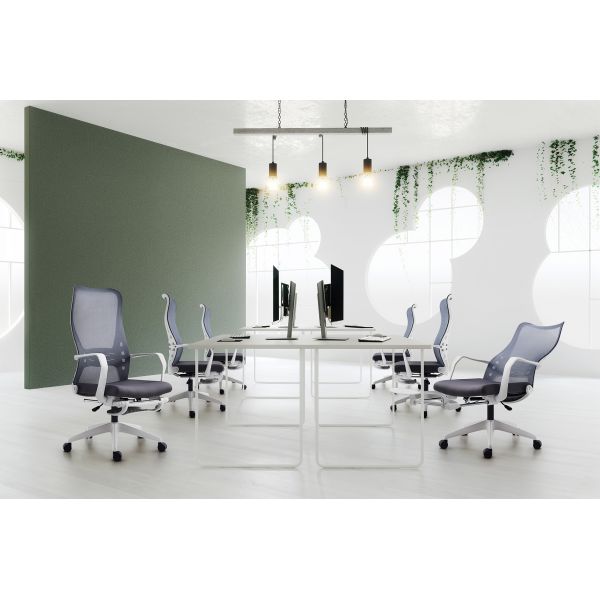 68*64*114 Home Office Swivel Desk Chair With Arms And Footrest