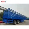 Feichi Fence Semi Trailer 2 Axles 40 Tons Stake Fence Cargo Animal Customizable Semi Trailer Dry Bulk Cargo Semi Trailer