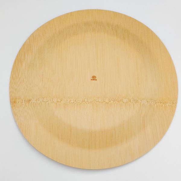 Hotel Round Natural Bamboo Plate 3.5 inch Non pesticides For Fruits