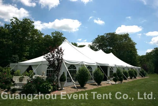 Fashionable Freeform Stretch Tent With Powder Coated Hot Dip Galvanized Steel Pipes