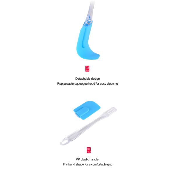 Шпатели силикона утвари кухни силикона LFGB мини жаропрочные