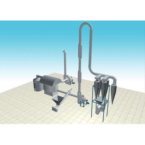 Airflow Pipe 5mm Particles Sawdust Drying Equipment