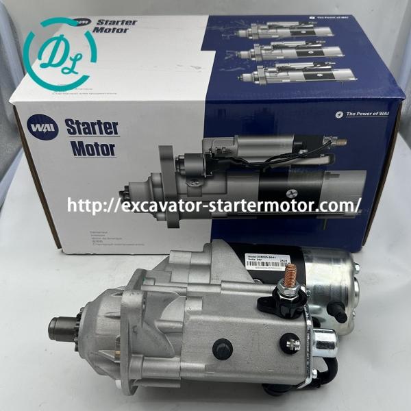 WAI Excavator Starter Motor 600-813-4110 18402N for R954 Engine