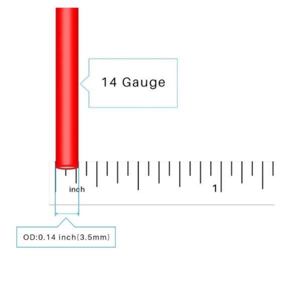 Multicolor 14AWG Flexible Silicone Cable Tinned Copper Practical