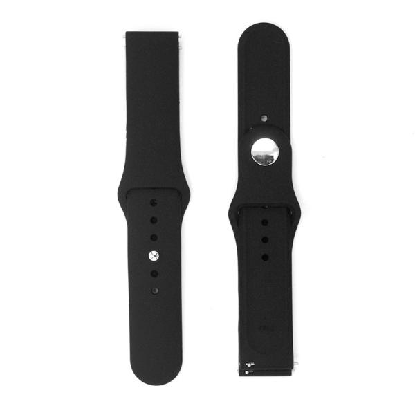 Universal Switch Raw Ear Smart Watch Strap 20mm/22mm Environmental Protection Silicone Leather