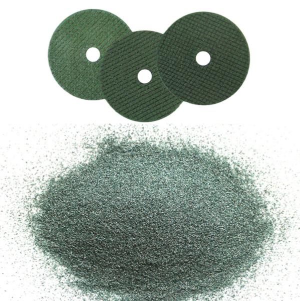 Hardness 9.0-9.5 Green Carborundum Sic Silicon Carbide For Abrasive Knife Grinder