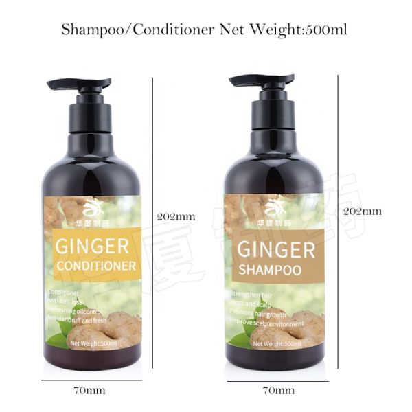Herbal Beauty Hair Shampoo Dandruff Hair Loss Hair Growth Ginger Shampoo
