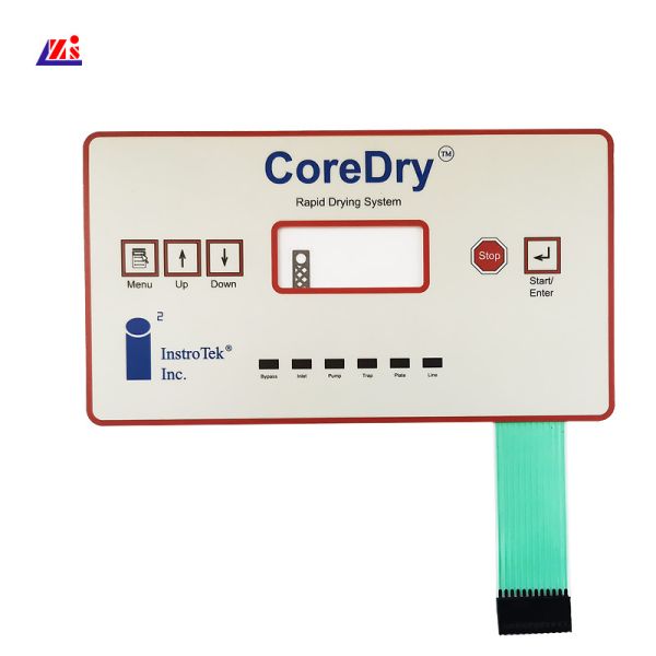 Silk Screen Printing Graphic Overlay Membrane Switch Panel