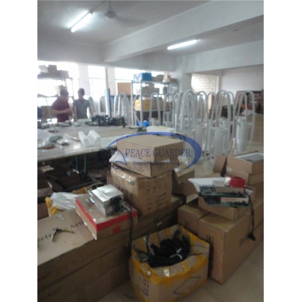 Stainless Steel Frame Retail Security Gate , Eas Security System RF Alarm Antenna