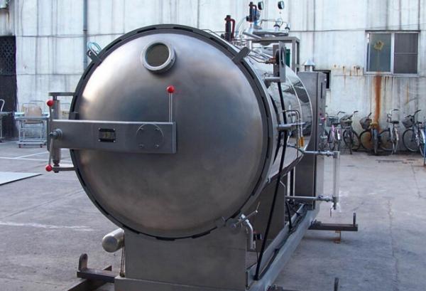 Hot Water Circulation Food Sterilization Equipment Pot Horizontal Retort Sterilizer