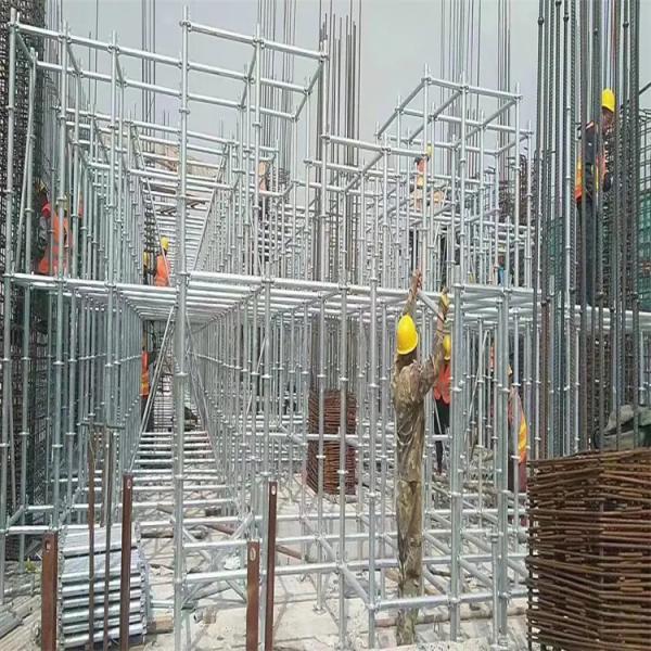 Tubos de aço soldados de 6 m de peso pesado, construção industrial, fecho de 48 mm