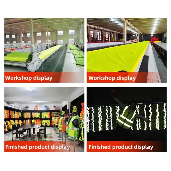 Customized Men's Reflective Jacket Soft shell Work wear Coat for Outdoor Safety Apparel