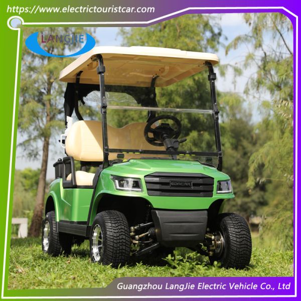 Мощный электрический гольф-клуб 2-местный автомобиль с двигателем AC 48V 4KW низкой скорости гольф-кар