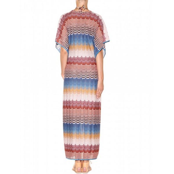 Women Crochet-knit kaftan Maxi Dress