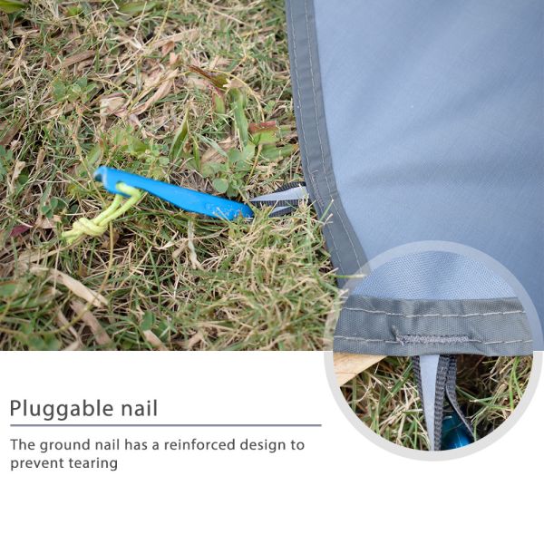 ISO9001 Wild Protecting Popup Tent Ground Sheets