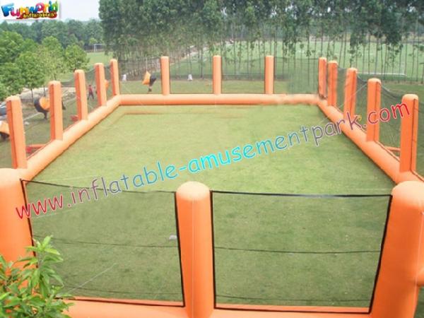 O tapraulin do PVC do costume 0.55mm ou o PVC UV-treated revestiram a barraca inflável de nylon do Paintball