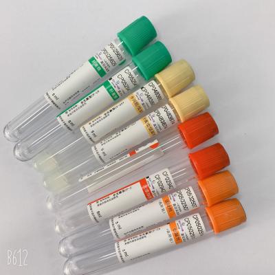 Tubo liso superior vermelho da coleção do sangue do tubo estéril da coleção do sangue do vácuo