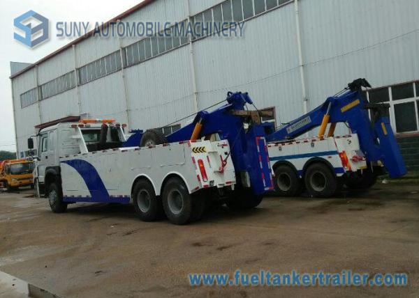 HOWO 6X4 Wrecker Tow Truck Heavy Duty With INT 35 Wrecker Truck Upper Body