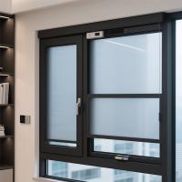  Aluminum Windows with Blinds & Screens - Customizable, Energy-Efficient for Residential & Office Spaces