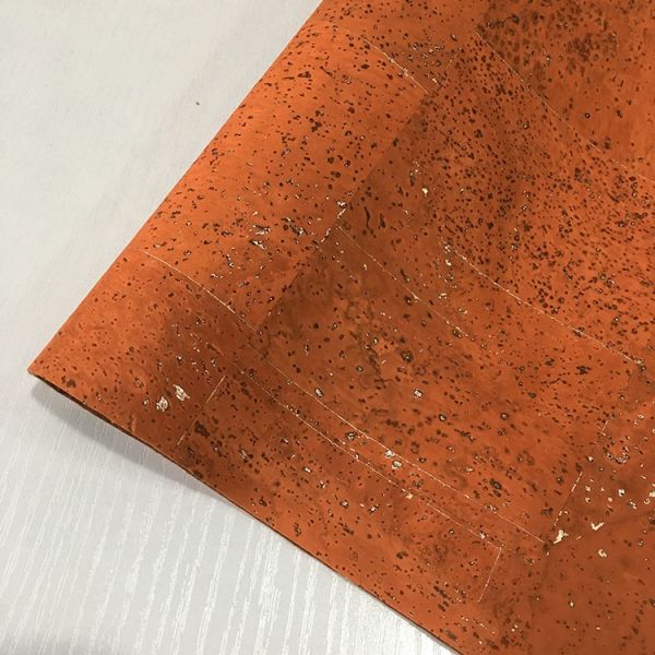 El pan vetea firmeza de color fuerte artificial de Cork Leather Fabric Elegant Appearance