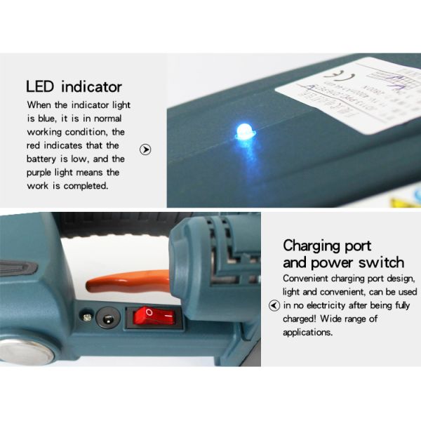 2-5s Welding Time Semi Automatic Electric Battery Powered Wrapping Tools for PP and PET