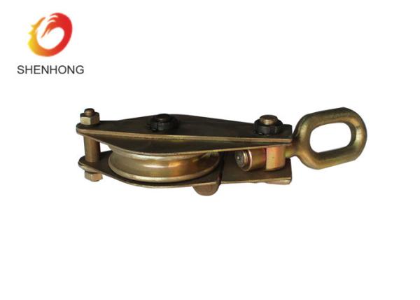 Hook Type Cable Pulling Pulley Single Sheave Steel Snatch Pulley Block With Swivel Hook