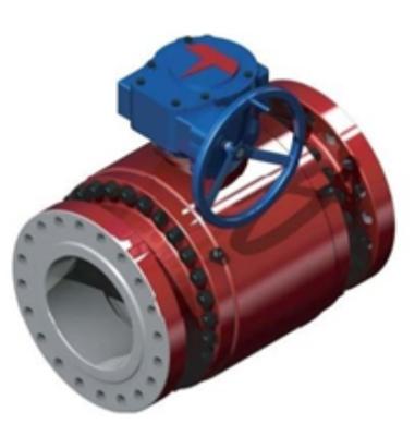 6A Top Mounted High Pressure Ball Valve Handwheel / hydraulic Torque  50 - 4200 N.M