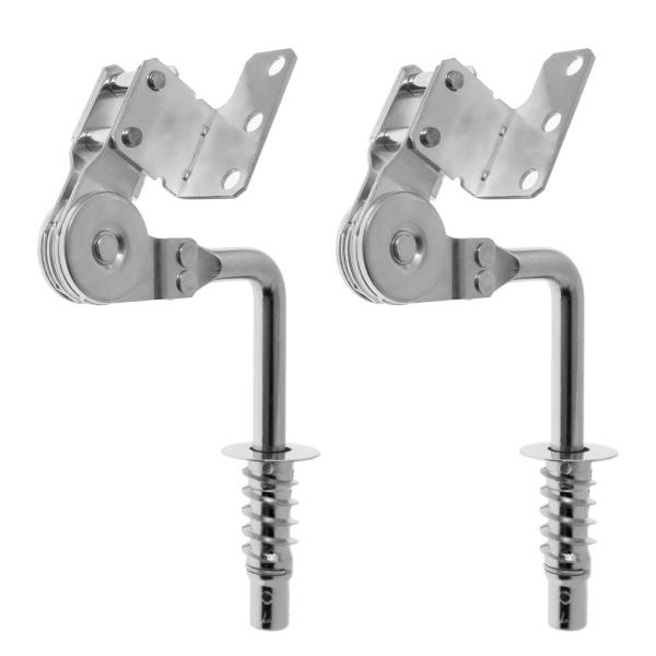 Adjustable Angle Sofa Bed Headrest Mechanism Stainless Steel Aluminum 35mm Accessory School Industrial Hospital Home Furniture