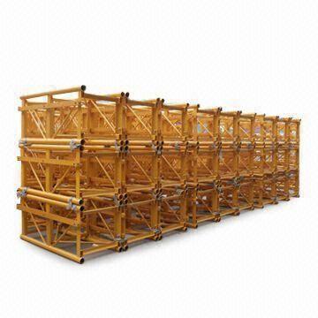 Q345B Steel Tower Crane Mast Section Construction with Hot Dipping Zinc
