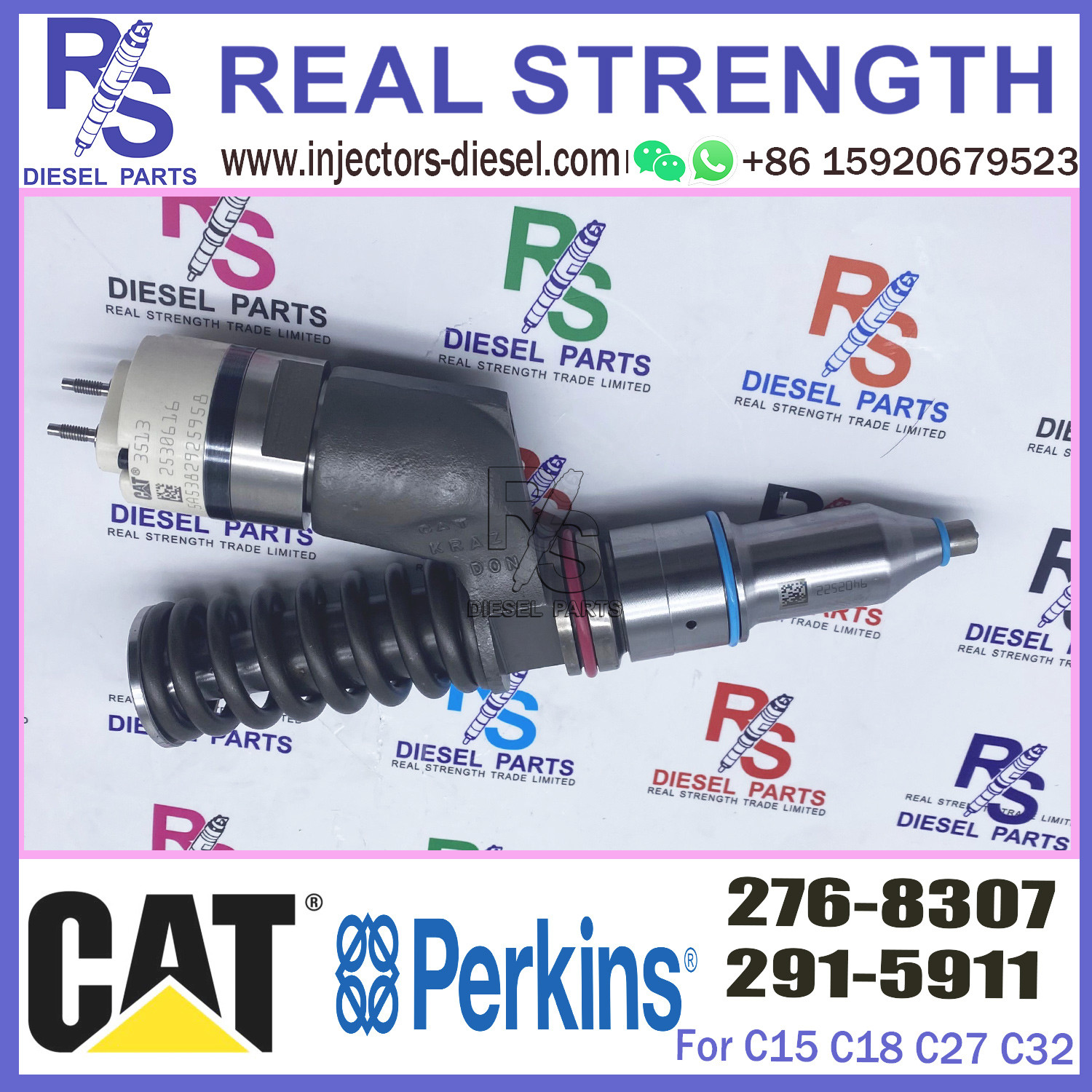Сопло 276-8307 впрыски распылителя форсунки dieselpump 291-5911 инжектора топлива 276-8307 двигателя дизеля для commo гусеницы