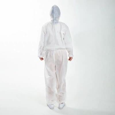 Long Sleeve Light Blue Knit Cuff Isolation Lab Disposable Gowns Level One