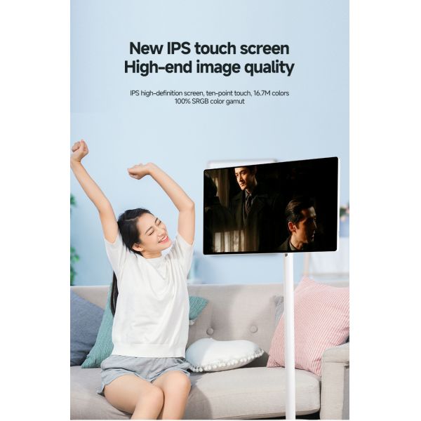 300 cd/M Smart Portable TV de 21,5 pulgadas IPS Portable Stand TV de 60Hz