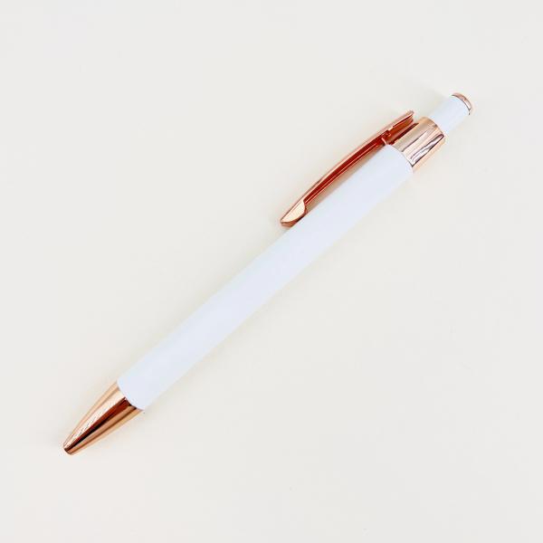 Classic Design Metal Ball Pen Press-Type Aluminum Ballpoint Pen Customized Logo